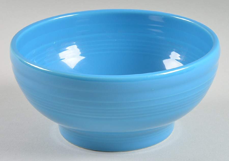 Fiesta Peacock (Intro 2005) 6" Footed Bowl by Homer Laughlin -1