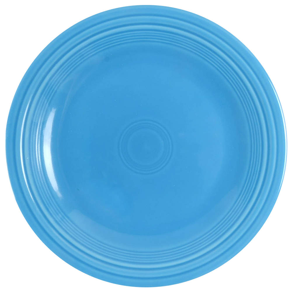 Fiesta Peacock (Intro 2005) Dinner Plate by Homer Laughlin -1