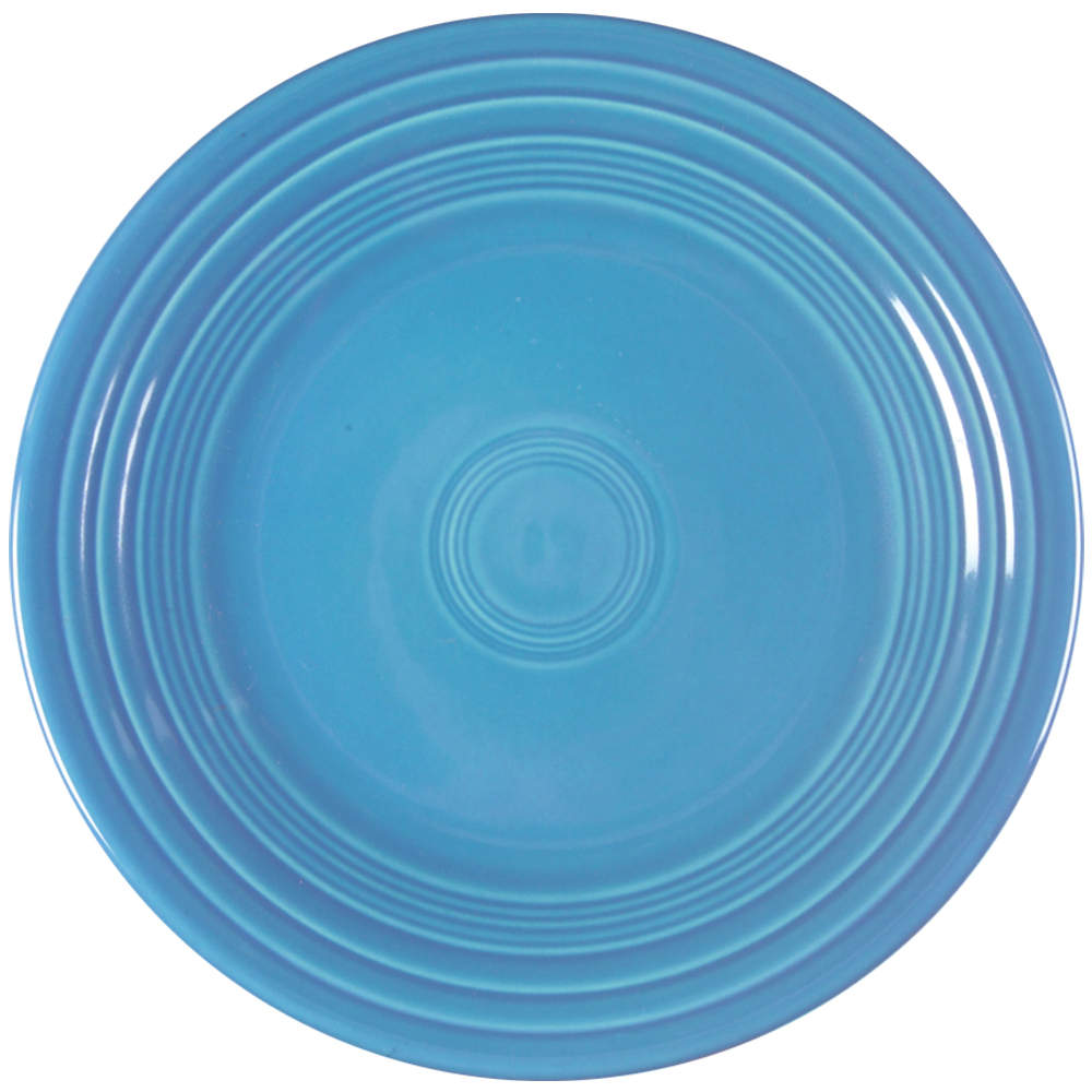 Fiesta Peacock (Intro 2005) Luncheon Plate by Homer Laughlin -1
