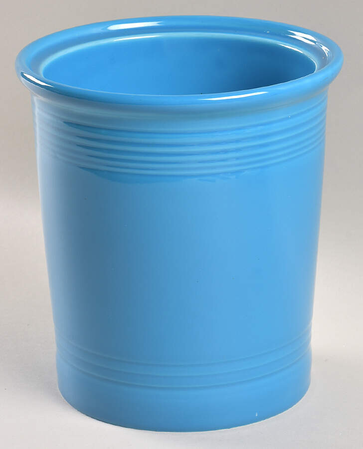 Fiesta Peacock (Intro 2005) Large Canister No Lid by Homer Laughlin -1