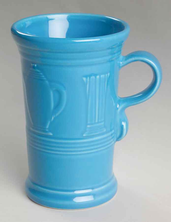 Fiesta Peacock (Intro 2005) Cappuccino Mug by Homer Laughlin -1