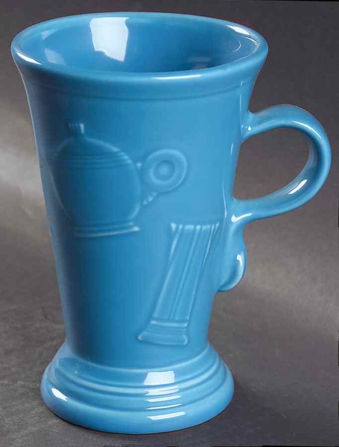 Fiesta Peacock (Intro 2005) Pedestal Mug by Homer Laughlin -1