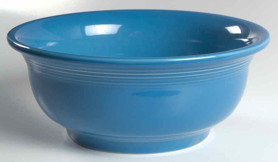 Fiesta Peacock (Intro 2005) 8" Mixing Bowl by Homer Laughlin -1