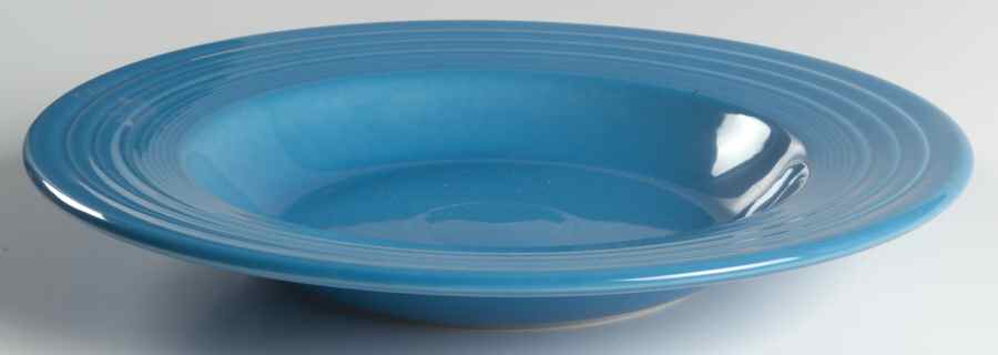 Fiesta Peacock (Intro 2005) 12" Individual Pasta Bowl by Homer Laughlin -1