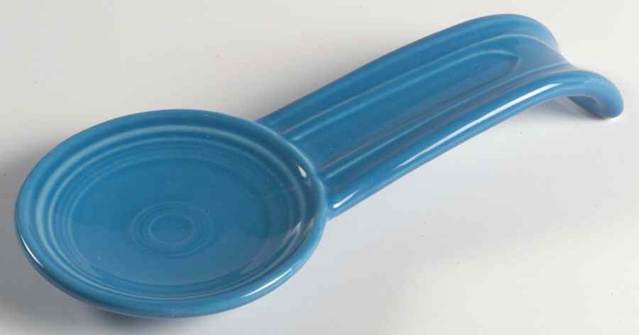 Fiesta Peacock (Intro 2005) Spoon Rest/Holder (Holds 1 Spoon) by Homer Laughlin -1