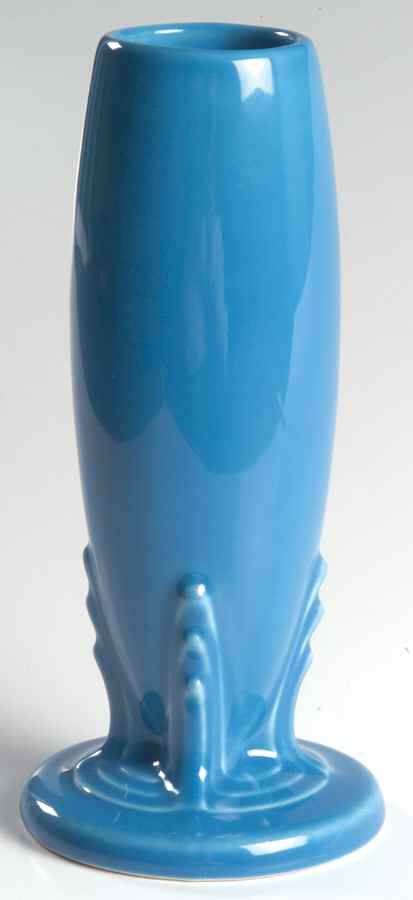 Fiesta Peacock (Intro 2005) 6" Bud Vase by Homer Laughlin -1
