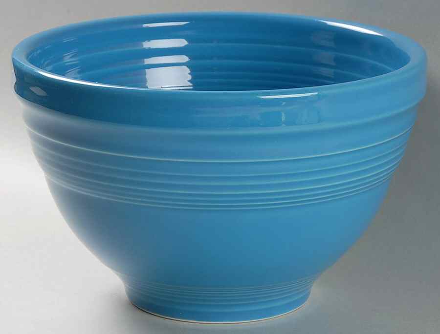 Fiesta Peacock (Intro 2005) 7" Prep Bowl by Homer Laughlin -1