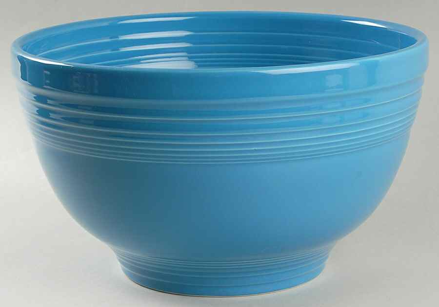 Fiesta Peacock (Intro 2005) 11" Baking Bowl by Homer Laughlin -1