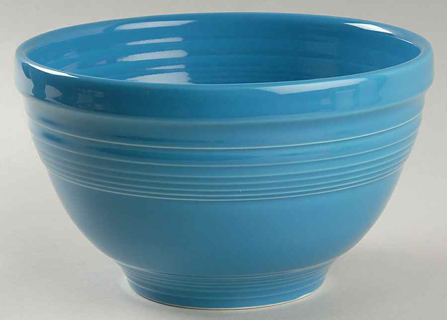 Fiesta Peacock (Intro 2005) 8" Baking Bowl by Homer Laughlin -1