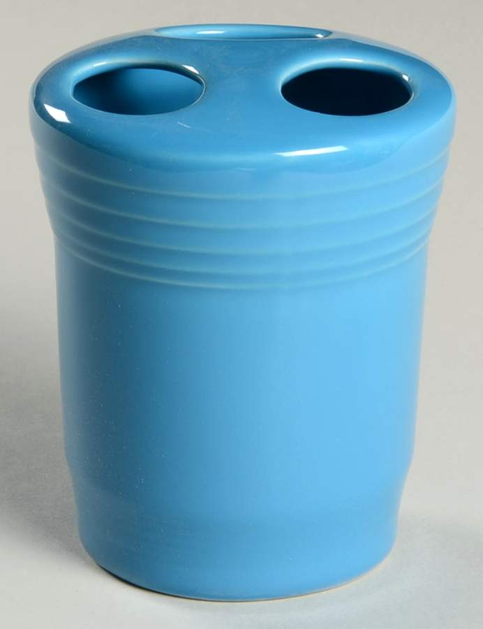 Fiesta Peacock (Intro 2005) Toothbrush Holder by Homer Laughlin -1