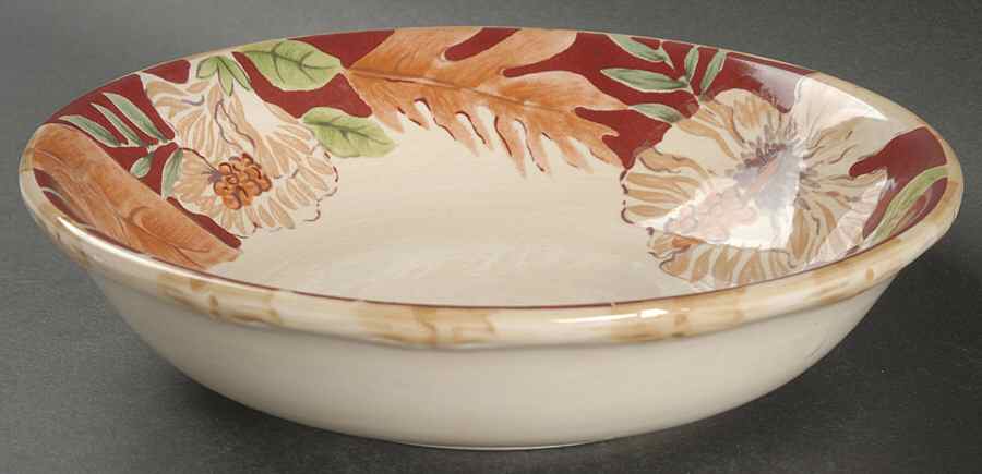 Hibiscus Coupe Soup Bowl by Home Trends-1