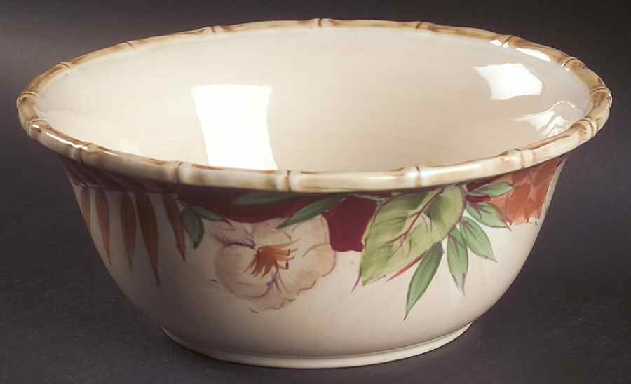 Hibiscus 8" Mixing Bowl by Home Trends-1