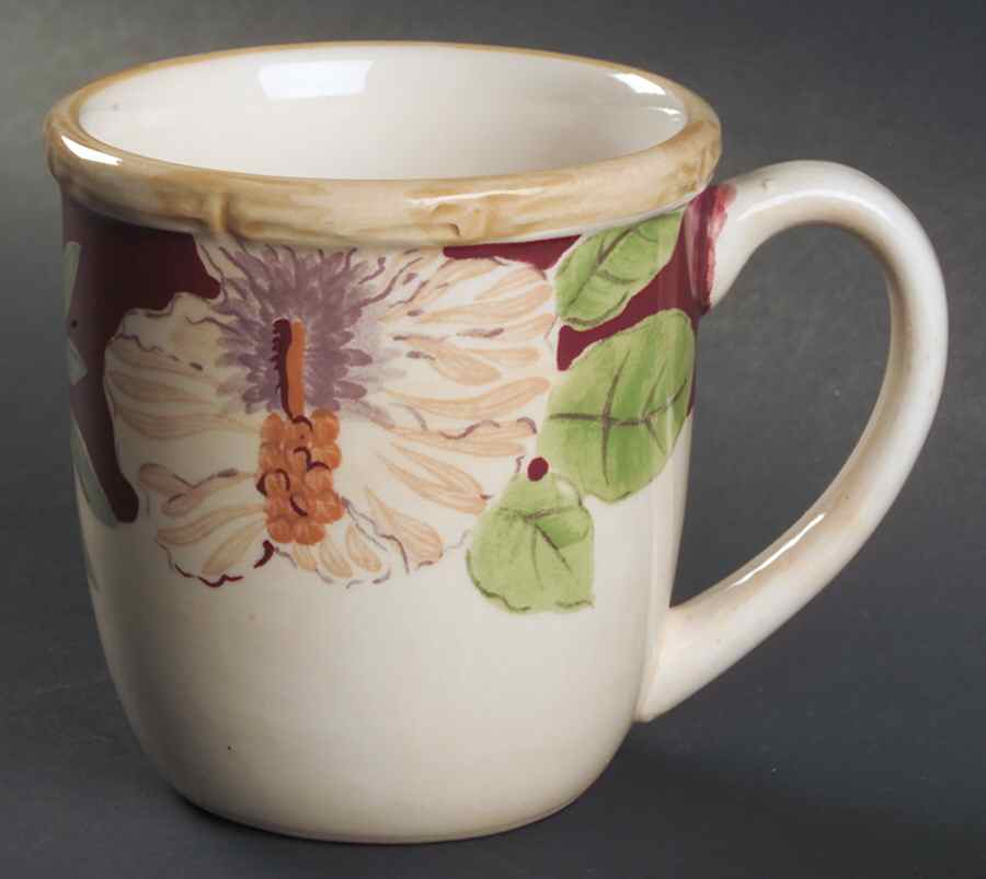 Hibiscus Mug by Home Trends-1