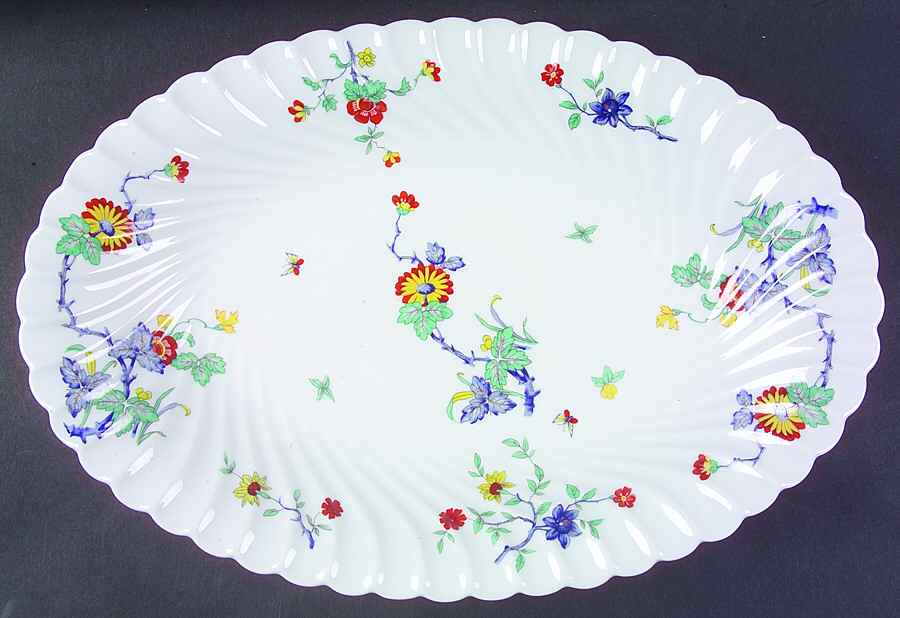 H3142 15" Oval Serving Platter by Haviland-1