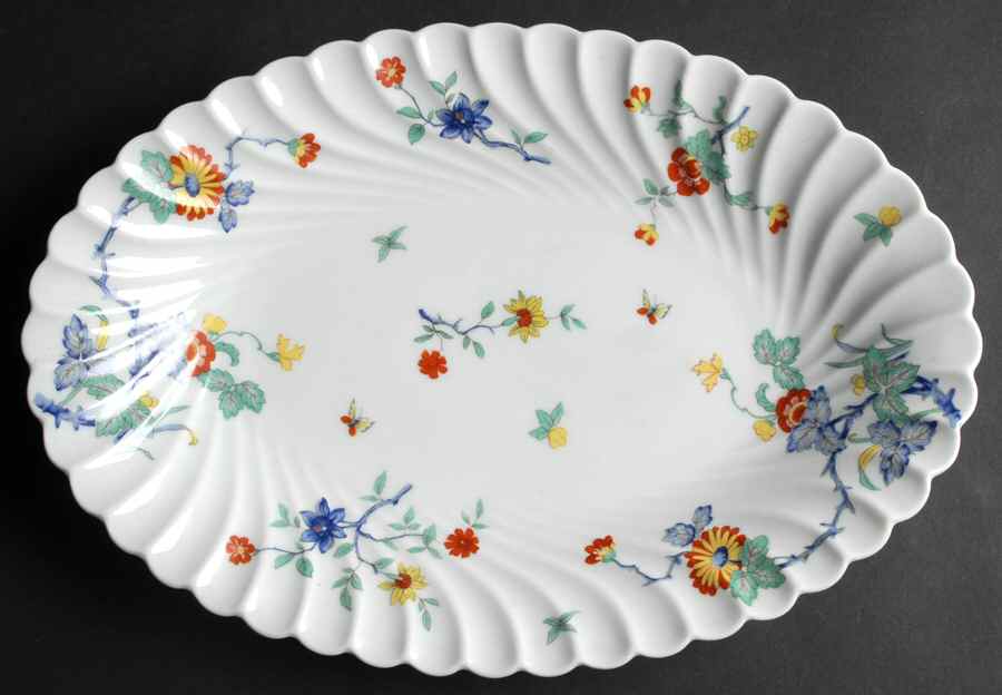 H3142 13" Oval Serving Platter by Haviland-1