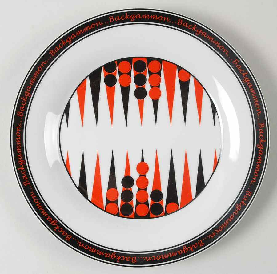 Classic Games Salad/Dessert Plate by Home Essentials-1