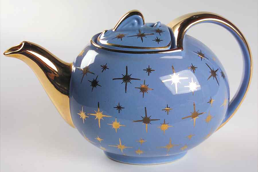Gold Label Kitchenware-Stars Hook Cover Teapot & Lid by Hall-1