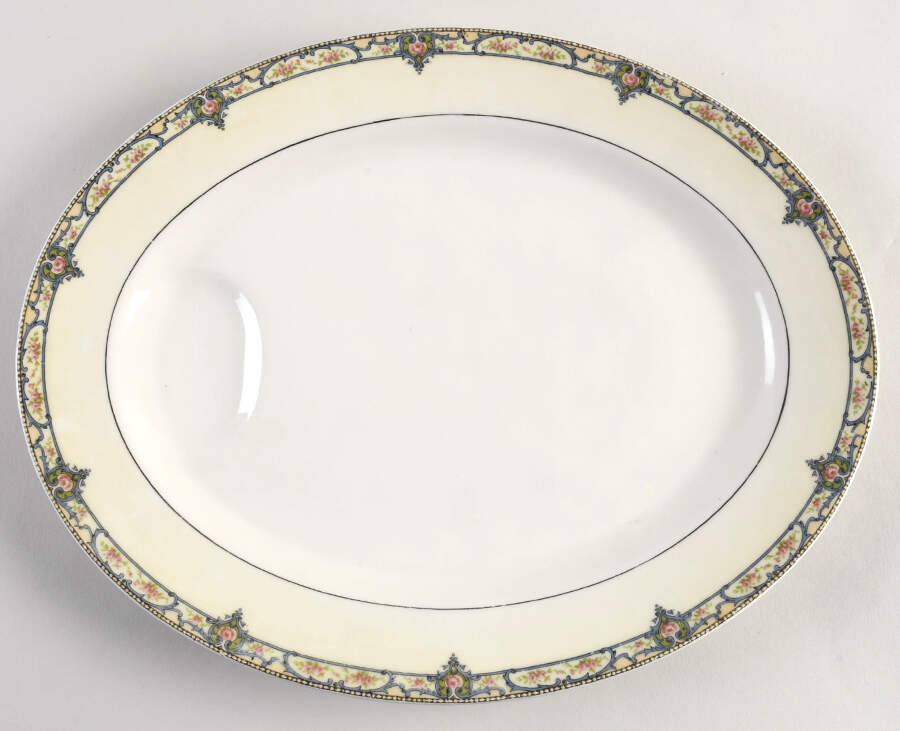 Schleiger 170-4 13" Oval Serving Platter by Haviland-1