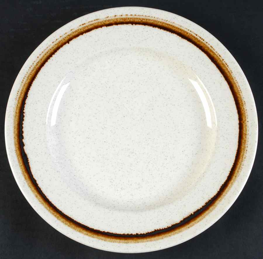 Oatmeal Dinner Plate by Homer Laughlin -1