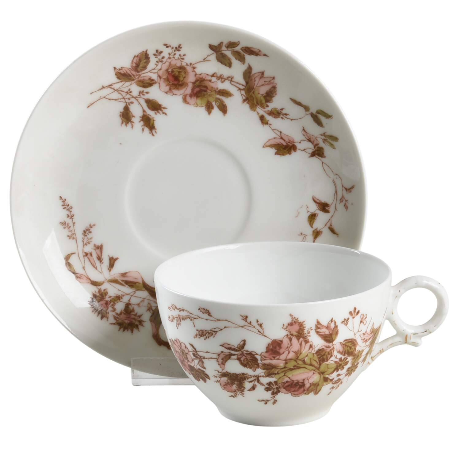 Schleiger 77-9 Flat Cup & Saucer Set by Haviland-1