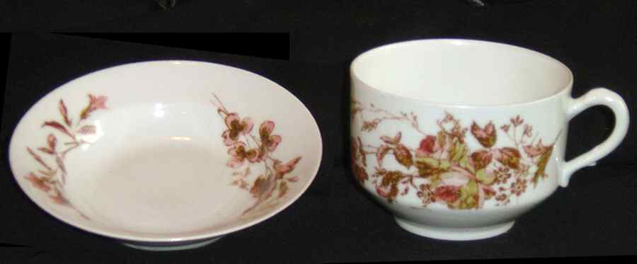 Schleiger 77-9 Flat Cup & Saucer Set by Haviland-1