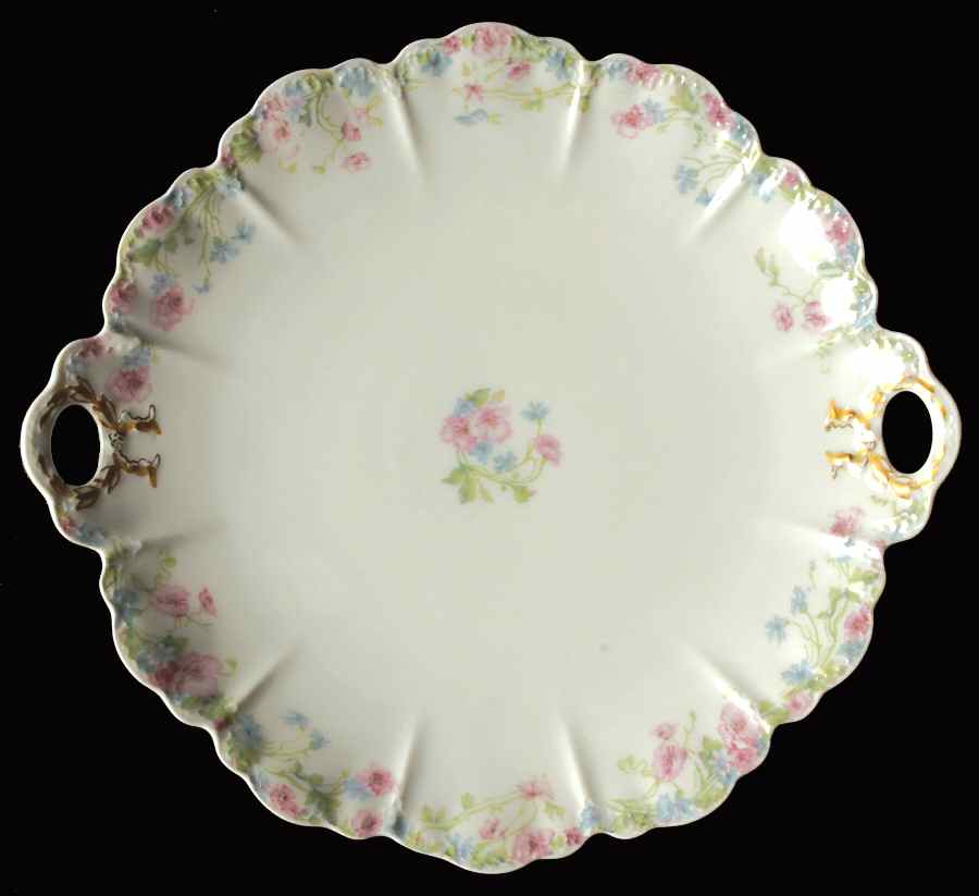 Schleiger 450-1 Handled Cake Plate by Haviland-1