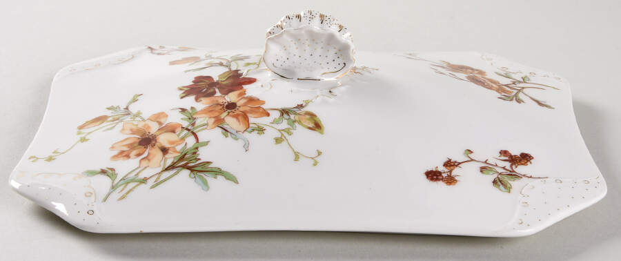 Schleiger 1154-6 Lid for Rectangular Vegetable by Haviland-1