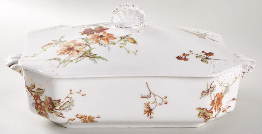 Schleiger 1154-6 Rectangular Covered Vegetable by Haviland-1