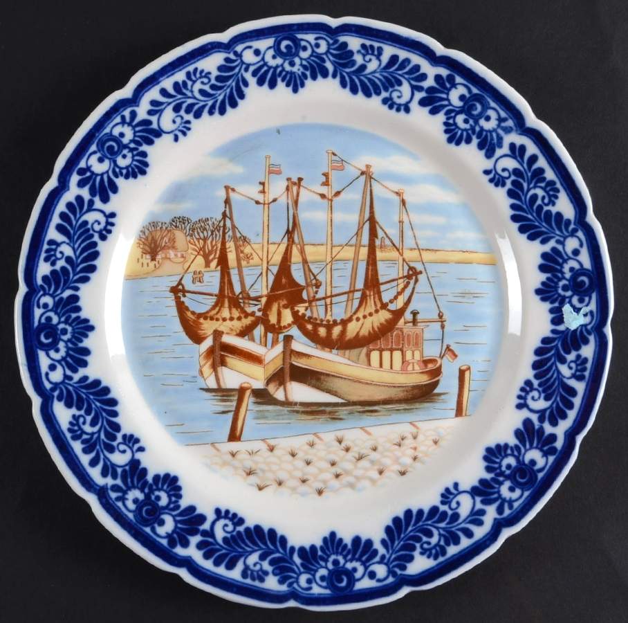 Delfts Blauw 9" Wall Plate by Holland-1