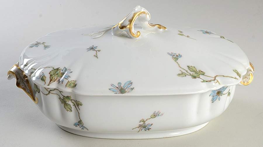 H3216 Oval Covered Vegetable by Haviland-1
