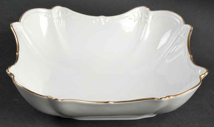 Baroness (Duchess) Gold 8" Square Vegetable Bowl by Hutschenreuther-1