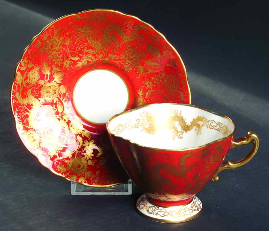 Pekin Footed Cup & Saucer Set by Hammersley-1