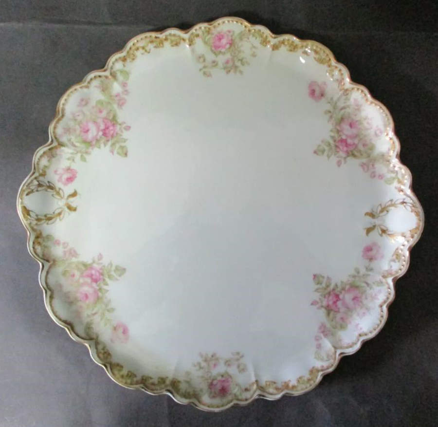 Schleiger 488-2 Handled Cake Plate by Haviland-1
