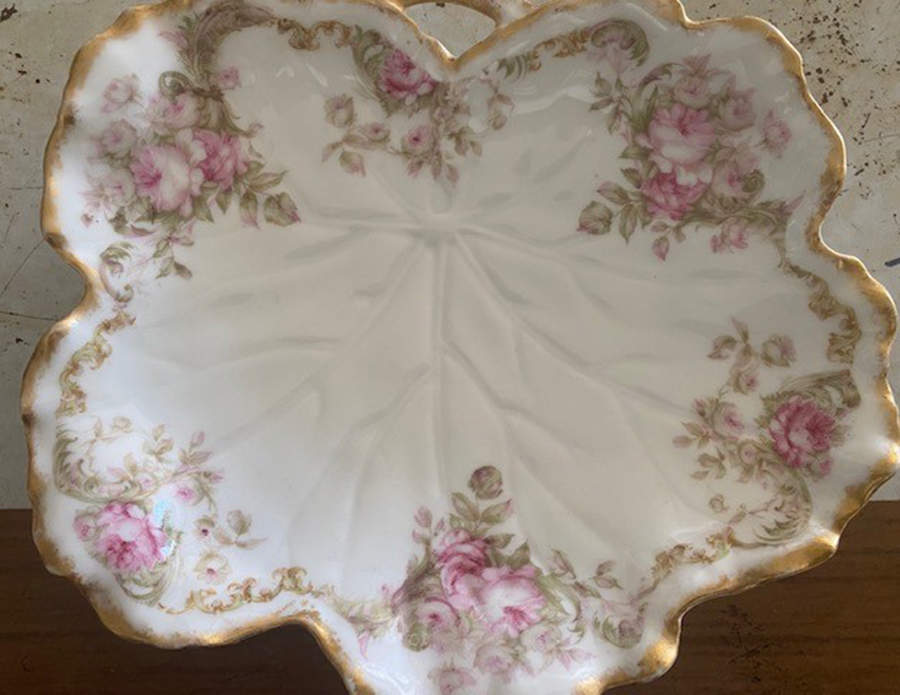 Schleiger 488-2 Leaf Shaped Dish by Haviland-1