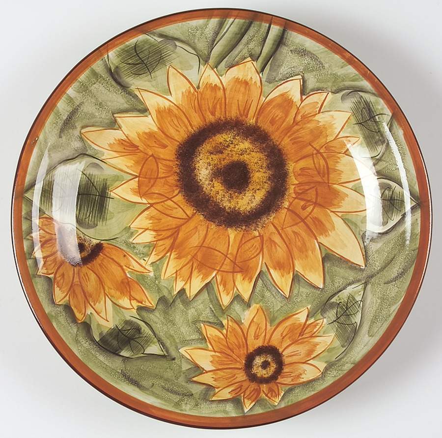 Tuscan Fields Dinner Plate by Home Trends-1