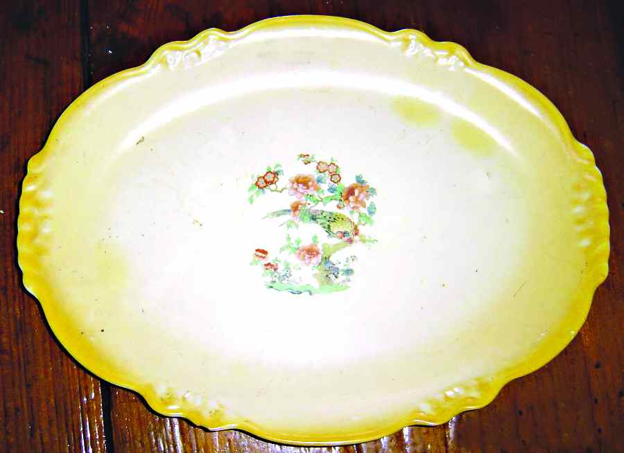 HLC3556 13" Oval Serving Platter by Homer Laughlin -1