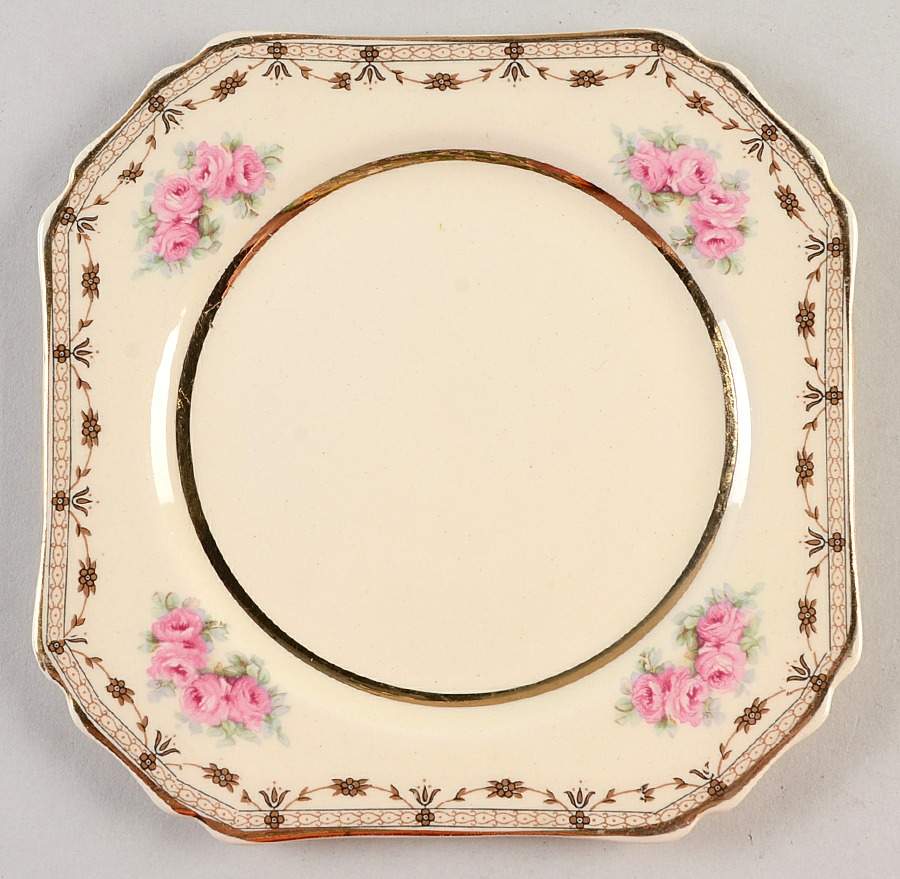 Coronation Bread & Butter Plate by Thomas Hughes & Sons-1