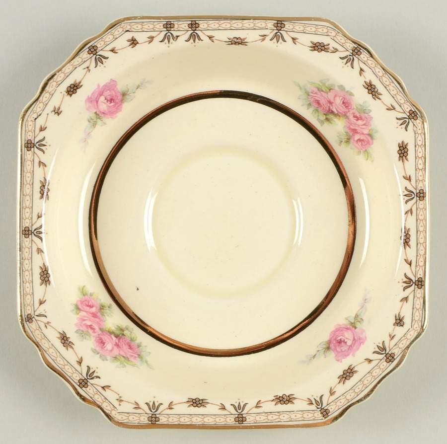 Coronation Saucer by Thomas Hughes & Sons-1