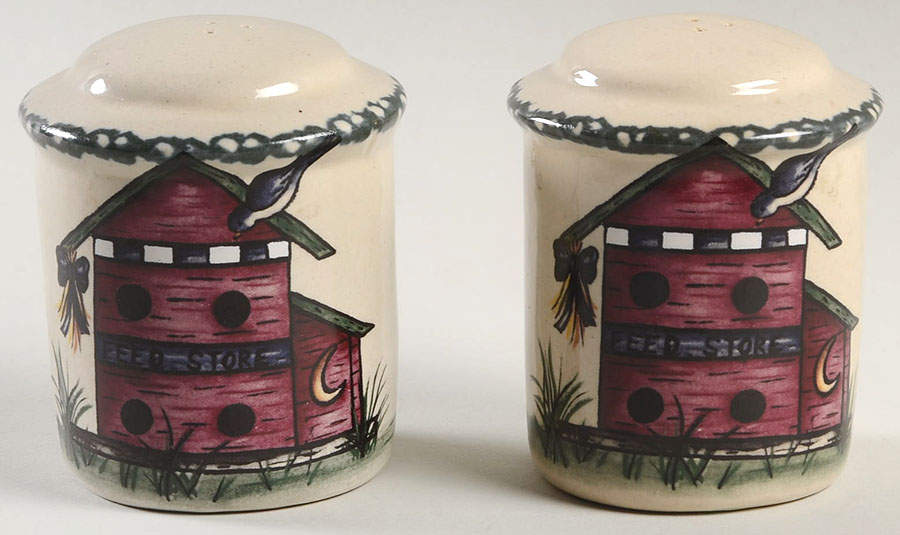 Birdhouse Salt & Pepper Set by Home & Garden Party-1