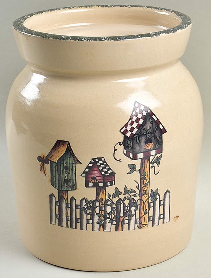 Birdhouse Butter Churn & Lid by Home & Garden Party-1