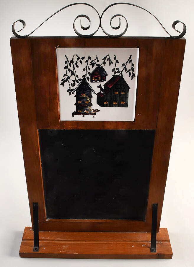 Birdhouse Hanging Chalk Board by Home & Garden Party-1