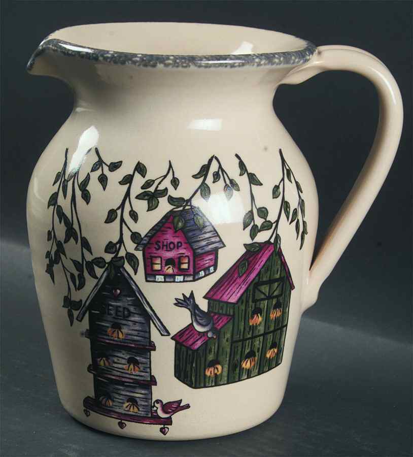 Birdhouse 48 Oz Pitcher by Home & Garden Party-1