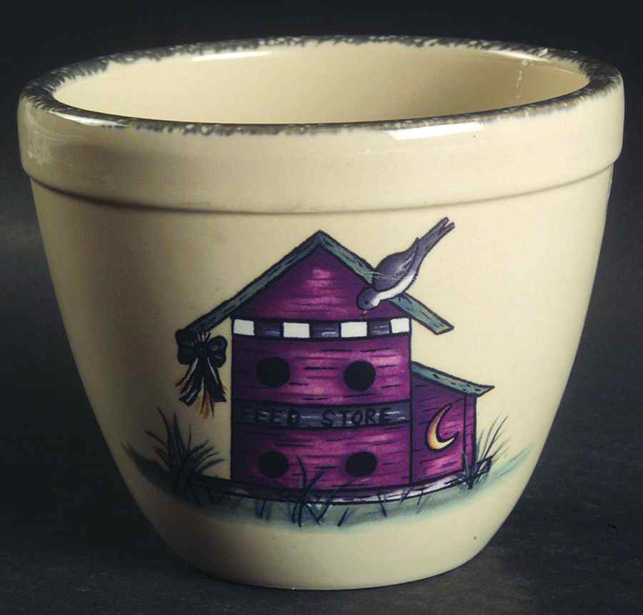 Birdhouse 4" Flower Pot by Home & Garden Party-1