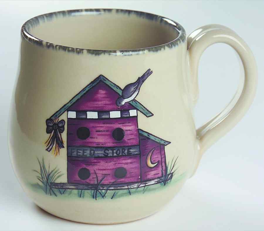 Birdhouse Mug by Home & Garden Party-1