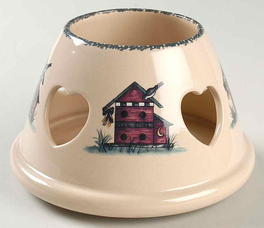 Birdhouse Shade for Electric Lamp by Home & Garden Party-1
