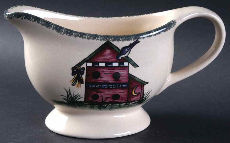 Birdhouse Gravy Boat by Home & Garden Party-1