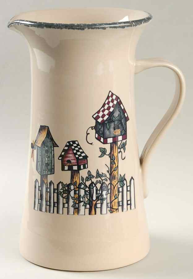 Birdhouse 64 Oz Pitcher by Home & Garden Party-1