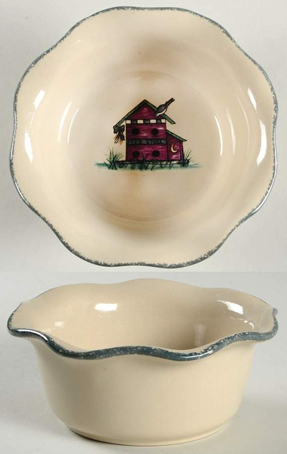 Birdhouse Fruit/Dessert (Sauce) Bowl by Home & Garden Party-1