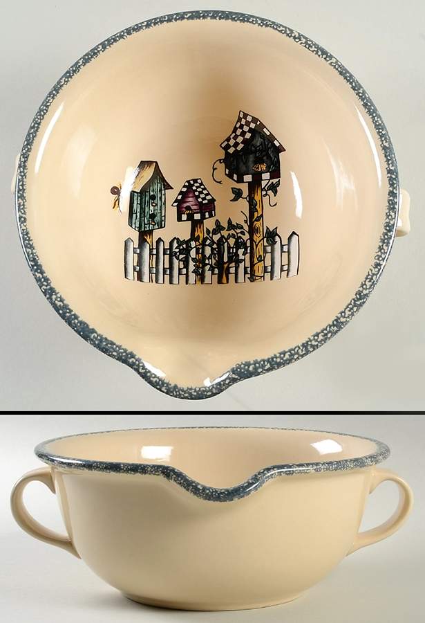 Birdhouse Batter Bowl by Home & Garden Party-1