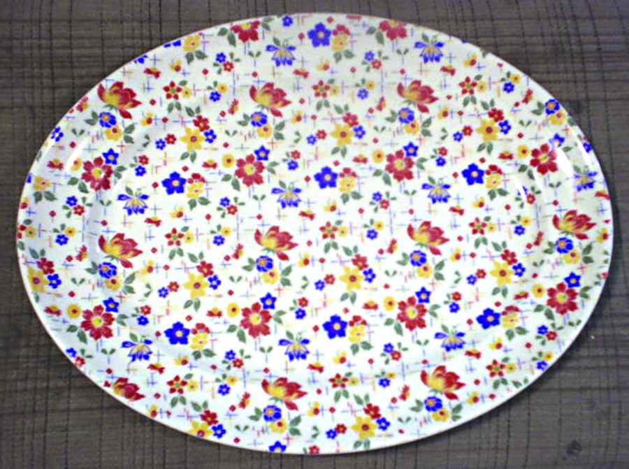 HLC3557 14" Oval Serving Platter by Homer Laughlin -1